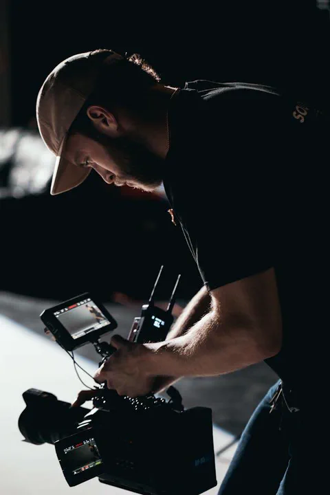Cinematographer capturing a premium final frame